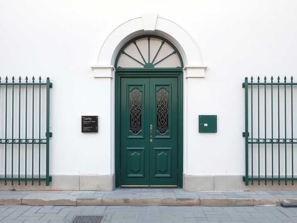 Зелёная входная дверь из металла: как выбрать красивую и надёжную защиту для дома