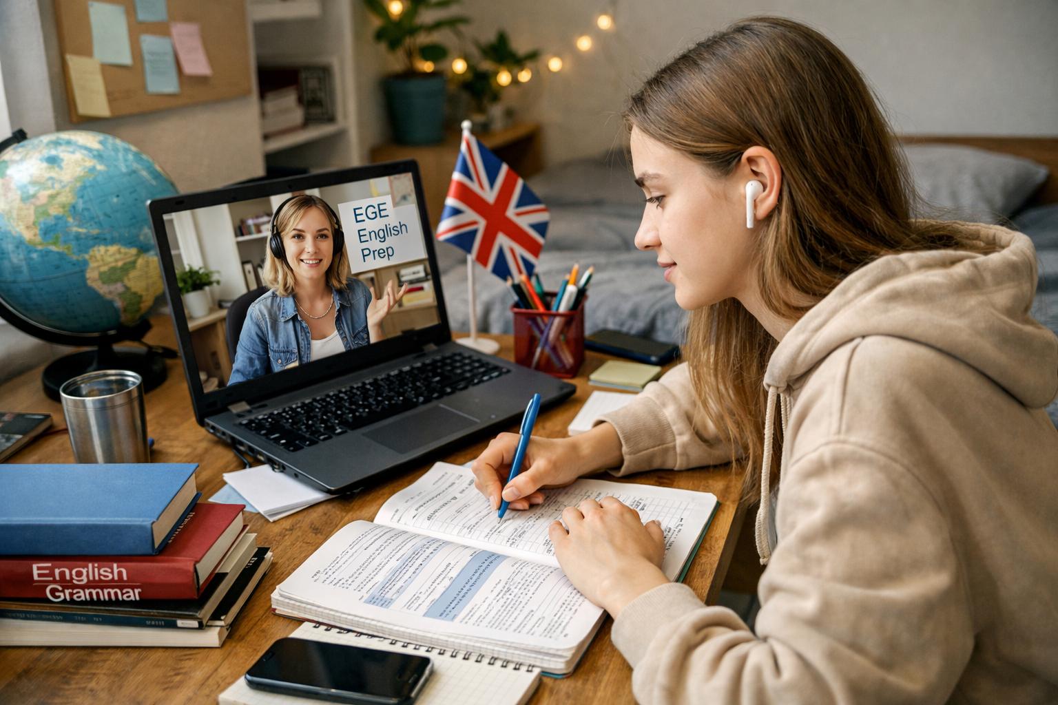 Подготовка к ЕГЭ по английскому онлайн: план, ресурсы и рабочие привычки, которые действительно помогают